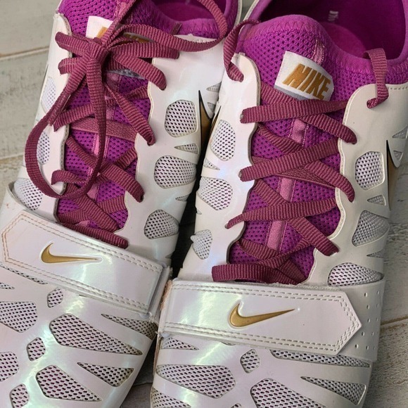 Nike Zoom Celar 4 Sprinting Running Shoes Sneakers Size 12 Spikes‎ - Picture 4 of 8